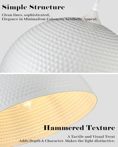 White Dome Pendant Light 1 Pack