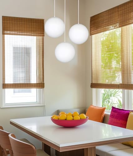 Ceres 8" Modern Globe Pendant Light for Kitchen Island