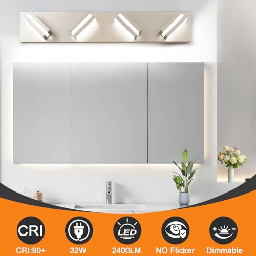 Bathroom Lights Fixtures Over Mirror