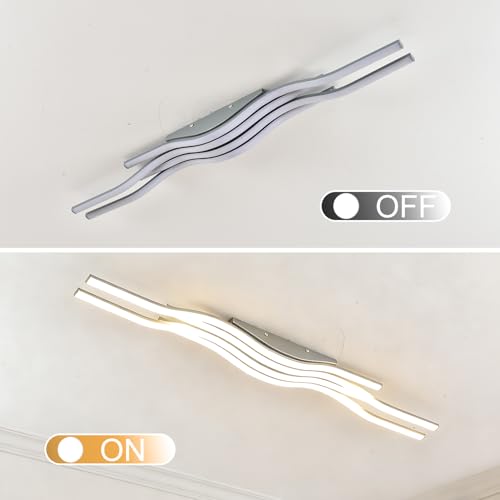 Modern Led Ceiling Light Fixture Dimmable Modern Hallway Light Fixtures Ceiling Mount Foyer Kitchen Lighting Fixtures Ceiling Lights for Bathroom