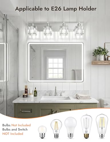 Chrome Bathroom Light Fixtures