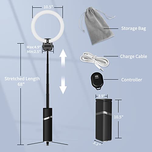 Portable Ring Light with Stand