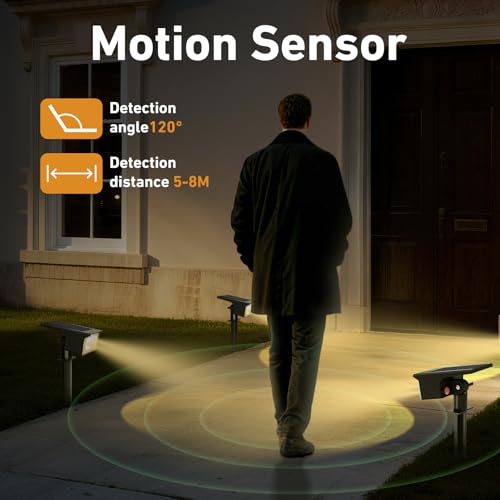2 Pack Solar Lights Outdoor Waterproof (2 Count)