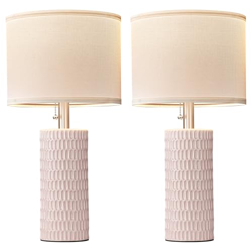 Modern Ceramic Table Lamps Set of 2 (2 Count)