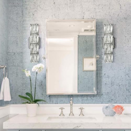 Luxury Chrome Crystal Wall Sconce 4