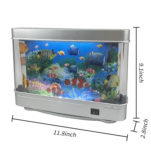 Fake Motion Fish Tank Mini Aquarium