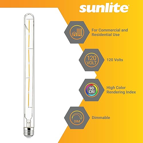 40236 LED Filament T8 Tubular Light Bulb (6 Count)