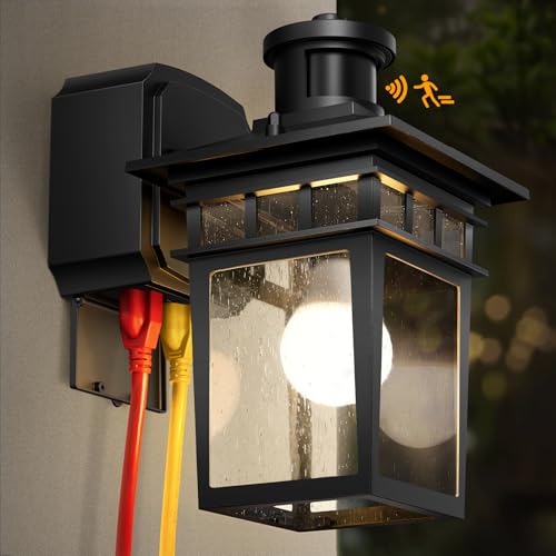 Porch Lights with GFCI Outlet