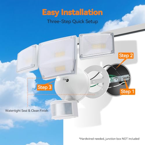 85W 10000LM Motion Sensor Outdoor Lights