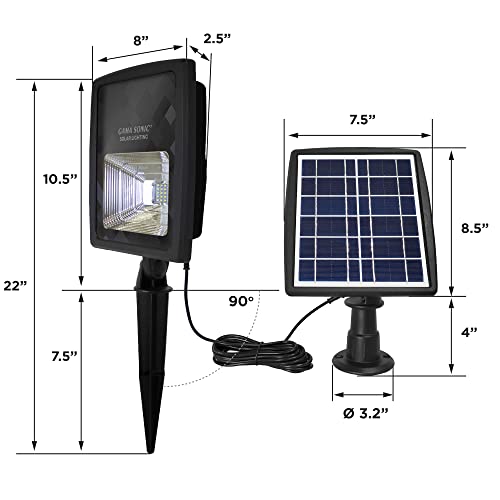 Dual Color Solar Flood Light