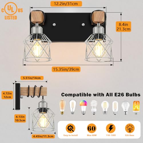 Farmhouse Bathroom Light Fixtures