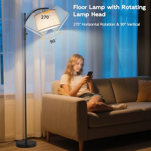 Dimmable Arc Floor Lamps for Living Room
