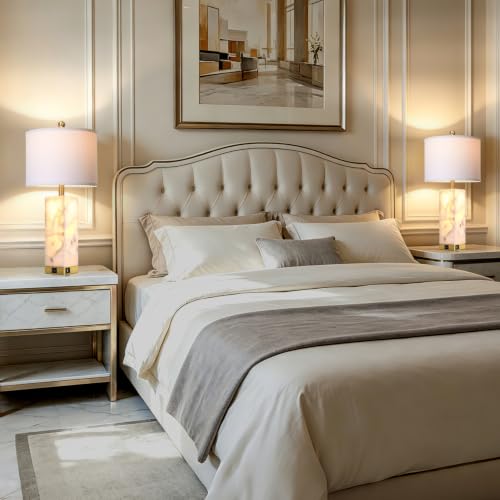 25.6'' Bedside Table Lamps for Bedroom Living Room (2 Count)
