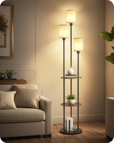70.9" Floor Lamp with Shelves (3 Count)