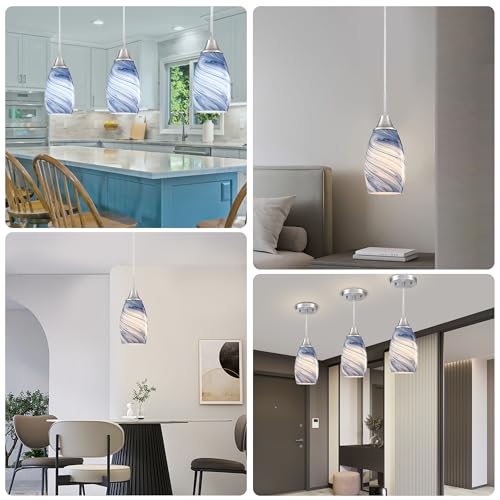 Mini Glass Pendant Light (3 Count)