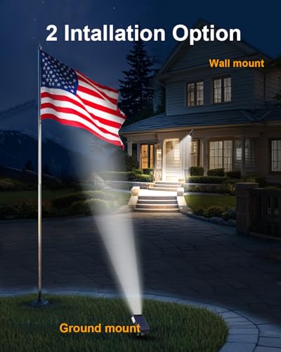 4 Pack Solar Spot Lights Outdoor Waterproof (4 Count)