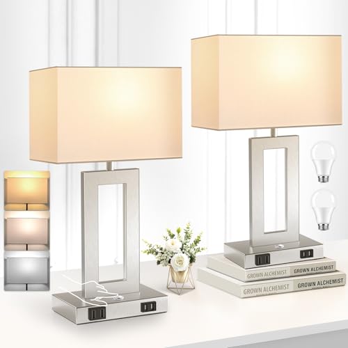 3 Color Temperatures Touch Control Table Lamps Set of 2 (2 Count)