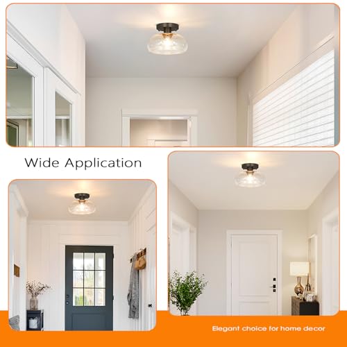 Classic Black Hallway Light Fixture