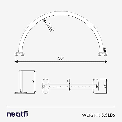 LED Half Moon Table Lamp