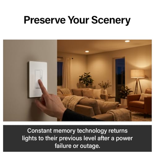 Radiant 150W LED Dimmer Light Switch 3