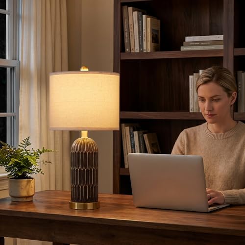 22.5" Bedside Table Lamps Set of 2 (2 Count)