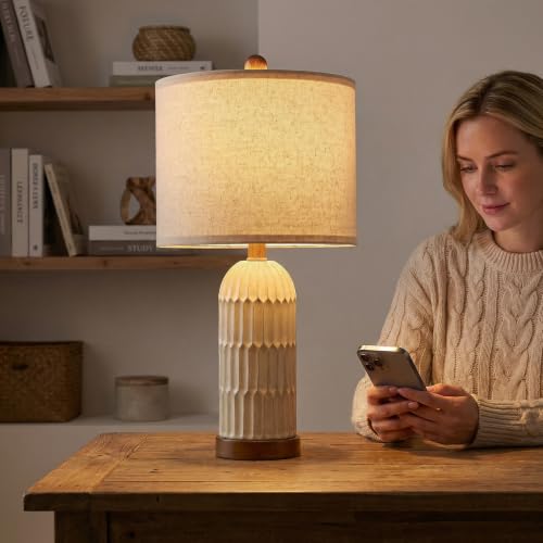 22" Bedside Table Lamps Set of 2 (2 Count)