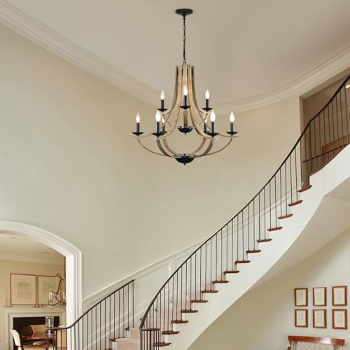 Farmhouse Chandeliers for Dining Room Light Fixture