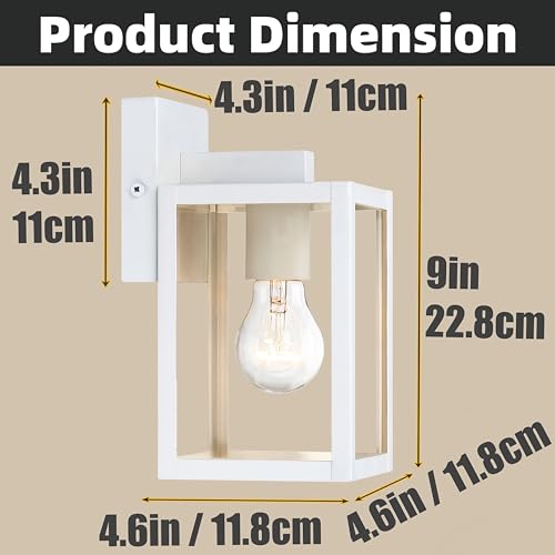 2 Pack Small Porch Sconce Lights (2 Count)