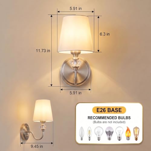 1 Light Vintage Vintage Wall Sconce