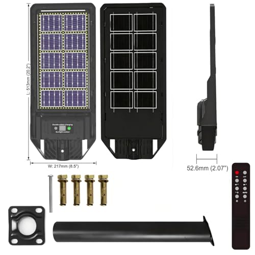 Bifacial Solar LED Street Lights Outdoor