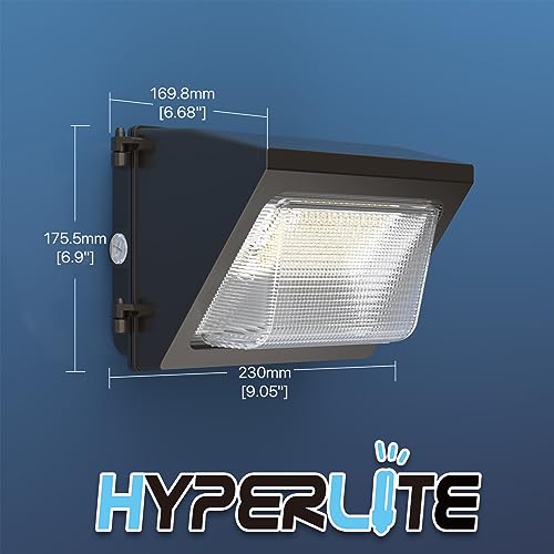 LED Wall Pack Light 50W 2Packs with Dusk (2 Count)