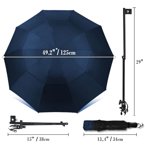 Patio Umbrellas UPF 50+ 360 ° Adjustable Shade Umbrella
