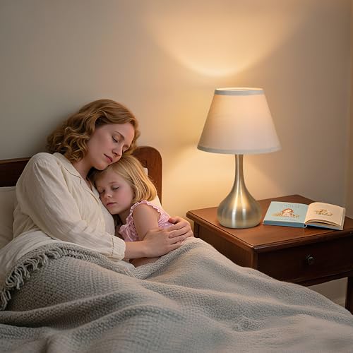 Touch Table Lamp for Bedroom Set of 2 (2 Count)