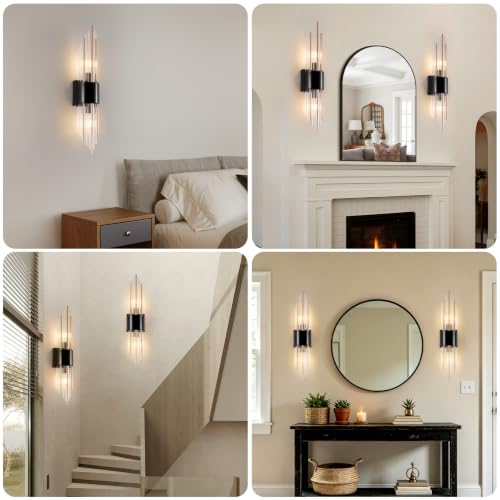 Battery Operated Wall Sconce Set of 2 (2 Count)