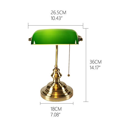 Green Bankers lamp