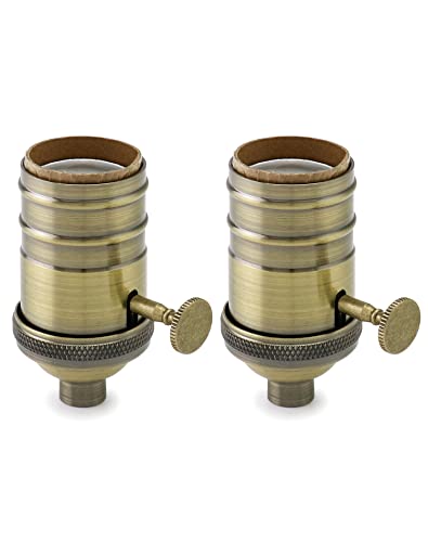 E26 E27 Lamp Socket (2 Count)