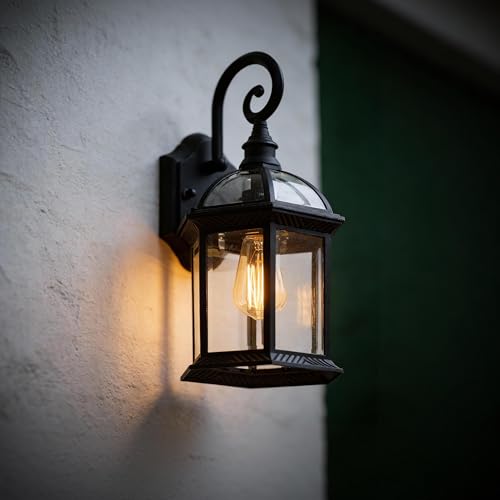 15.5" Outdoor Porch Sconce Lights (2 Count)
