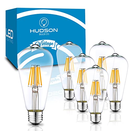 Vintage Edison LED Light Bulbs (6 Count)