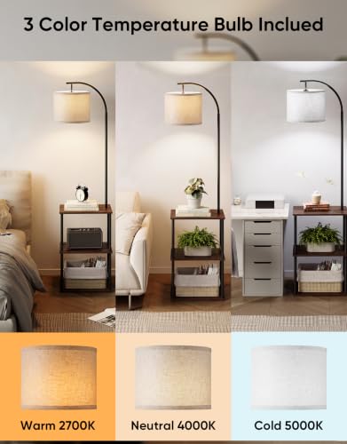 Floor Lamp with Table