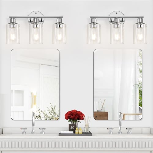 3 Light Bathroom Light Fixtures (3 Count)