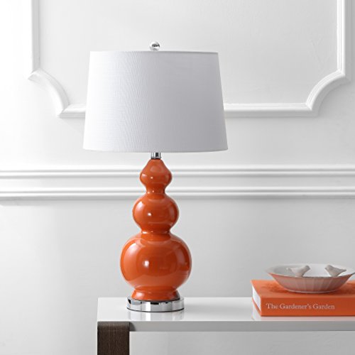 Bowen 27.5" Ceramic Triple Gourd Table Lamp