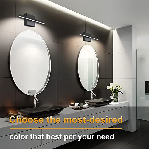 15.7 inch Black Bathroom Vanity Light