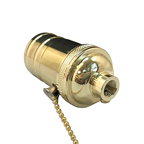 Pull Chain Lamp Socket for Incandescent LED Bulbs (4 Count)