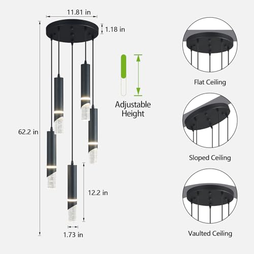 Modern Dimmable Led Pendant Lights Kitchen Island