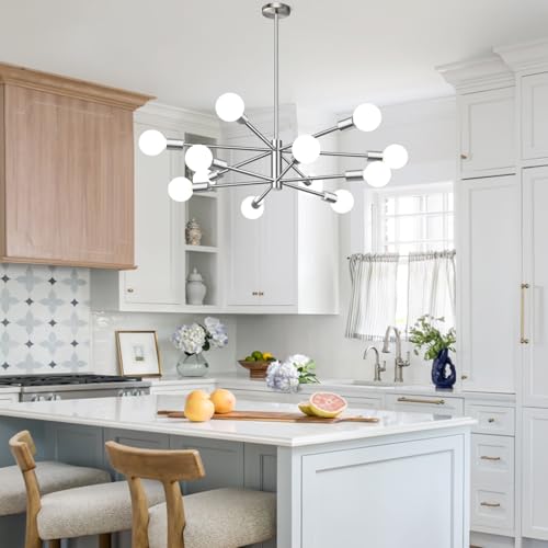 11" 52" Height Adjustable Modern Chandelier Ceiling Light Fixture