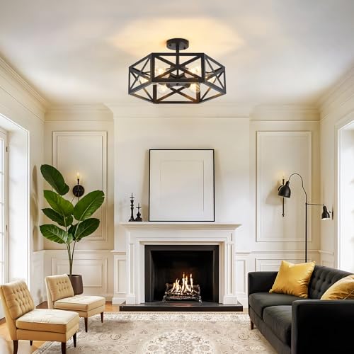 Semi Flush Mount Ceiling Light for Hallway Light Fixture