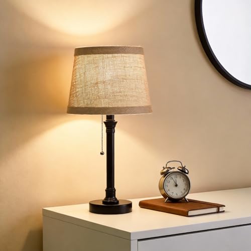 19.5" Small Table Lamp for Bedroom
