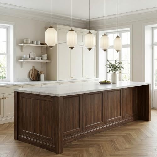 Vintage Milk Glass Pendant Lights Kitchen