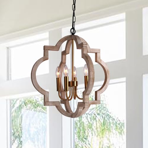 4 Light Farmhouse Chandelier (4 Count)