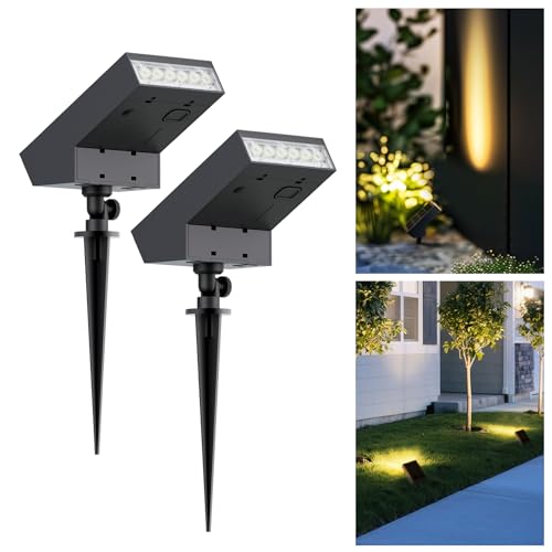 Solar Spot Lights Outdoor (2 Count)